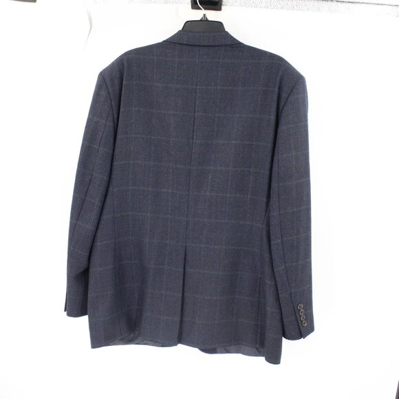 Lauren Ralph Lauren Sport Coat Men's 44R Herringbone Windowpane Wool Two Button - Picture 3 of 12